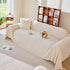 Thick Plush Non-Slip Sofa Throw Cover, Warm Soft Faux Fur Couch Protector for Winter