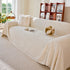 Thick Plush Non-Slip Sofa Throw Cover, Warm Soft Faux Fur Couch Protector for Winter