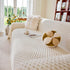 Thick Plush Non-Slip Sofa Throw Cover, Warm Soft Faux Fur Couch Protector for Winter
