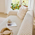 Thick Plush Non-Slip Sofa Throw Cover, Warm Soft Faux Fur Couch Protector for Winter