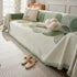 Soft Chenille Tassel Trim Sectional Sofa Protector Couch Covers for Cats Cozy Blanket Sofa Throws