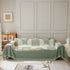 Soft Chenille Tassel Trim Sectional Sofa Protector Couch Covers for Cats Cozy Blanket Sofa Throws