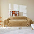 Thick Plush Non-Slip Sofa Throw Cover, Warm Soft Faux Fur Couch Protector for Winter