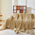 Thick Plush Non-Slip Sofa Throw Cover, Warm Soft Faux Fur Couch Protector for Winter