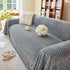 Thick Plush Non-Slip Sofa Throw Cover, Warm Soft Faux Fur Couch Protector for Winter