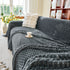 Thick Plush Non-Slip Sofa Throw Cover, Warm Soft Faux Fur Couch Protector for Winter
