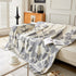 Chenille Floral Soft Thick Reversible Blanket Covers for Couch, Couch Protector Blanket Cover Sofa