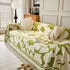 Chenille Floral Soft Thick Reversible Blanket Covers for Couch, Couch Protector Blanket Cover Sofa