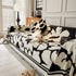 Chenille Floral Soft Thick Reversible Blanket Covers for Couch, Couch Protector Blanket Cover Sofa