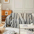 Striped Chenille Sofa Slipcover Throw, Soft Thick Washable Couch Cover Blanket