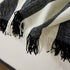 Striped Chenille Sofa Slipcover Throw, Soft Thick Washable Couch Cover Blanket