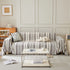 Striped Chenille Sofa Slipcover Throw, Soft Thick Washable Couch Cover Blanket