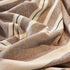 Striped Chenille Sofa Slipcover Throw, Soft Thick Washable Couch Cover Blanket