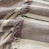 Striped Chenille Sofa Slipcover Throw, Soft Thick Washable Couch Cover Blanket