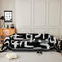 Chenille Abstract Soft Thick Reversible Oversized Couch Cover Blanket, Blanket on Sofa and The Couch