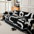 Chenille Abstract Soft Thick Reversible Oversized Couch Cover Blanket, Blanket on Sofa and The Couch