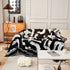 Chenille Abstract Soft Thick Reversible Oversized Couch Cover Blanket, Blanket on Sofa and The Couch