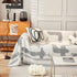Chenille Abstract Soft Thick Reversible Oversized Couch Cover Blanket, Blanket on Sofa and The Couch