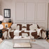 Modern Abstract Chenille Sofa Cover, Large Soft Throw Blanket with Tassels for Couch