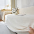 Chenille Thickened Solid Couch Blanket Throws, Reversible Couch Covers for Sectional Couches
