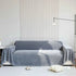 Chenille Thickened Solid Couch Blanket Throws, Reversible Couch Covers for Sectional Couches
