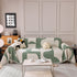 Modern Abstract Chenille Sofa Cover, Large Soft Throw Blanket with Tassels for Couch