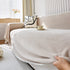 Chenille Thickened Solid Couch Blanket Throws, Reversible Couch Covers for Sectional Couches