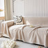 Chenille Thickened Solid Couch Blanket Throws, Reversible Couch Covers for Sectional Couches