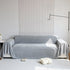 Chenille Thickened Solid Couch Blanket Throws, Reversible Couch Covers for Sectional Couches