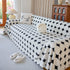 Geometric Jacquard Plush Warm Sofa Couch Cover Coral Fleece Throw Blanket for Couch