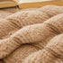 Plush Faux Rabbit Fur Sofa Cover, Warm Non-Slip Couch Protector for Leather Sofas