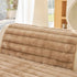 Plush Faux Rabbit Fur Sofa Cover, Warm Non-Slip Couch Protector for Leather Sofas