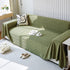 Textured Chenille Sofa Cover Throw, Soft Washable Couch Blanket Protector for Pets
