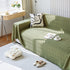 Textured Chenille Sofa Cover Throw, Soft Washable Couch Blanket Protector for Pets