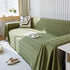 Textured Chenille Sofa Cover Throw, Soft Washable Couch Blanket Protector for Pets