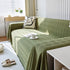 Textured Chenille Sofa Cover Throw, Soft Washable Couch Blanket Protector for Pets