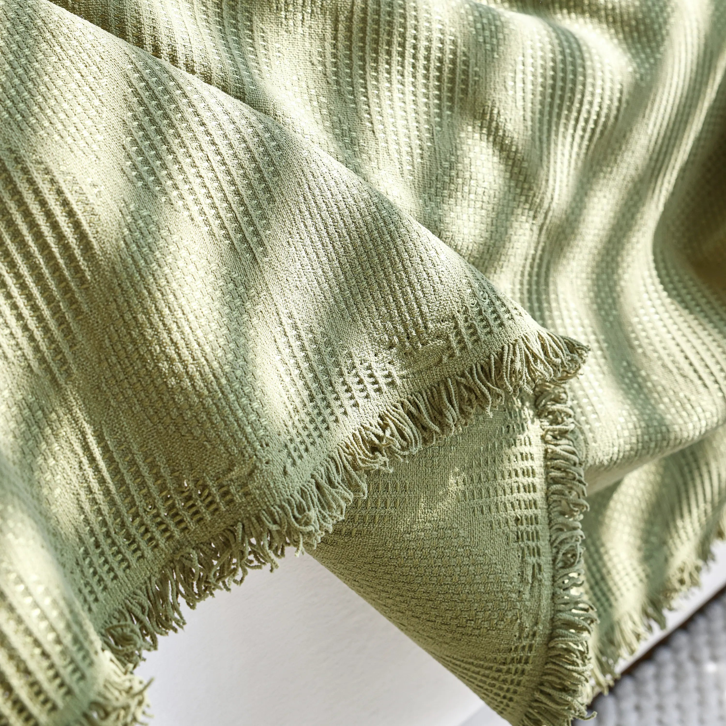 Textured Chenille Sofa Cover Throw, Soft Washable Couch Blanket Protector for Pets
