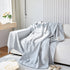 Textured Chenille Sofa Cover Throw, Soft Washable Couch Blanket Protector for Pets