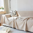 Textured Chenille Sofa Cover Throw, Soft Washable Couch Blanket Protector for Pets