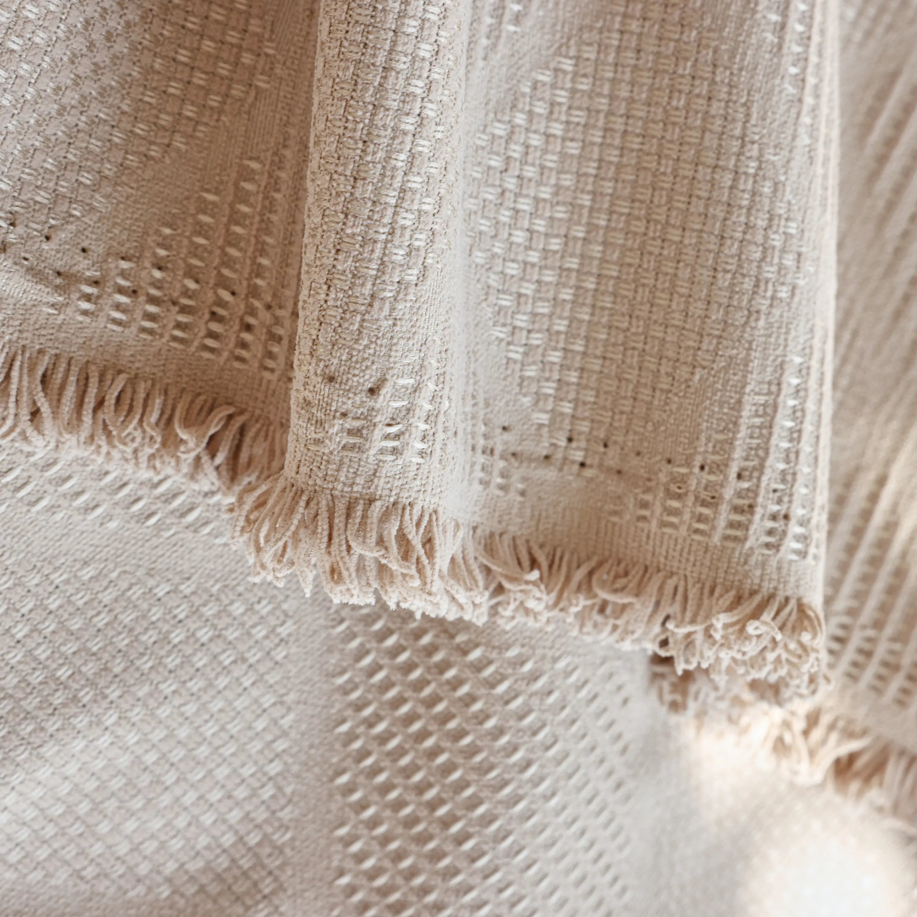 Textured Chenille Sofa Cover Throw, Soft Washable Couch Blanket Protector for Pets