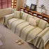 Modern Striped Sofa Throw Blanket, Lightweight Couch Cover for Summer Seating
