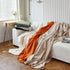 Textured Chenille Sofa Cover Throw, Soft Washable Couch Blanket Protector for Pets