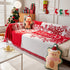 Merry Christmas Cozy Chenille Couch Cover Blanket, Non Slip Sofa Cover, Furniture Covers for Pets