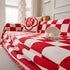 Chenille Plaid Couch Covers for Couches, Sectional Couch Covers, Stylish Sofa Throw Blanket