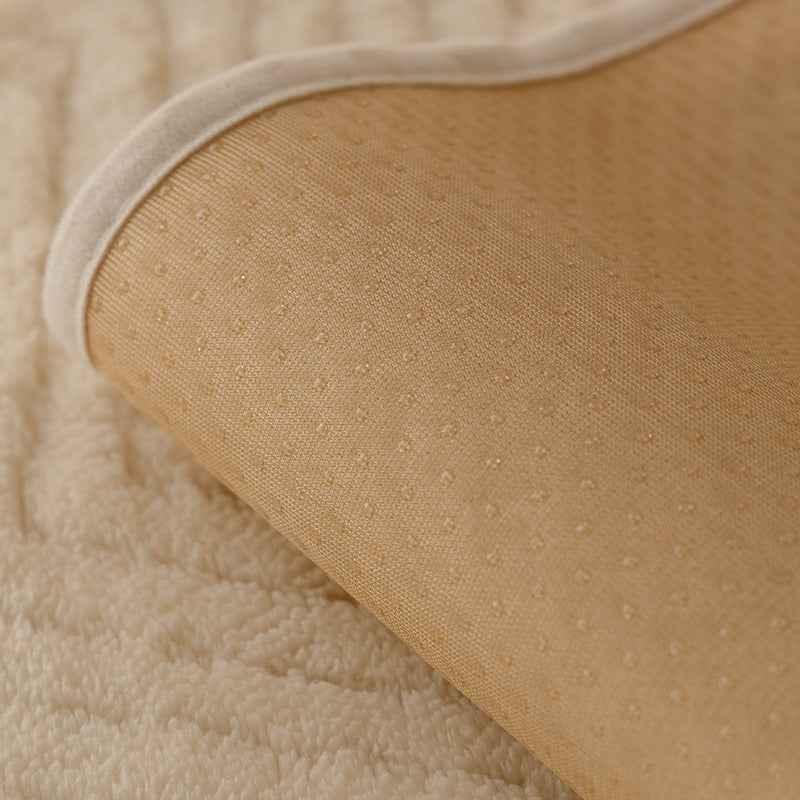 Textured Sofa Seat Cover with Wave Edge Non-Slip Washable Couch Protector - TaroTextile