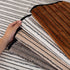 Plush Striped Couch Seat and Backrest Cover, Non-Slip Individual Sofa Protector