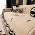 Chenille Sofa Throw Cover, Textured Chevron Decorative Couch Blanket for Living Room