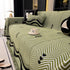 Chenille Sofa Throw Cover, Textured Chevron Decorative Couch Blanket for Living Room