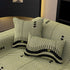Chenille Sofa Throw Cover, Textured Chevron Decorative Couch Blanket for Living Room