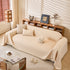 Natural Textured Linen Couch Cover, Breathable & Hypoallergenic Furniture Protector
